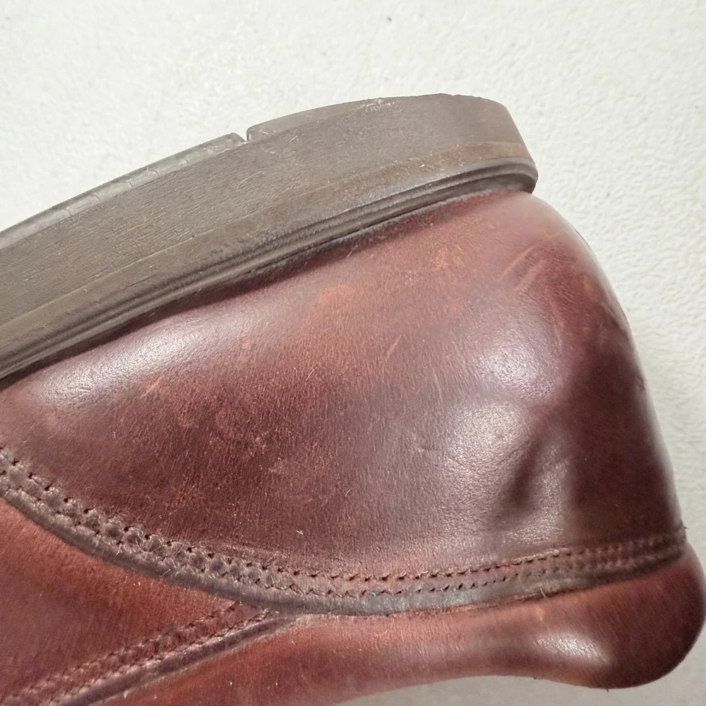 Timberland 3-Eye Lug Brown Leather Boat Shoe Mens Size‎ 13 M